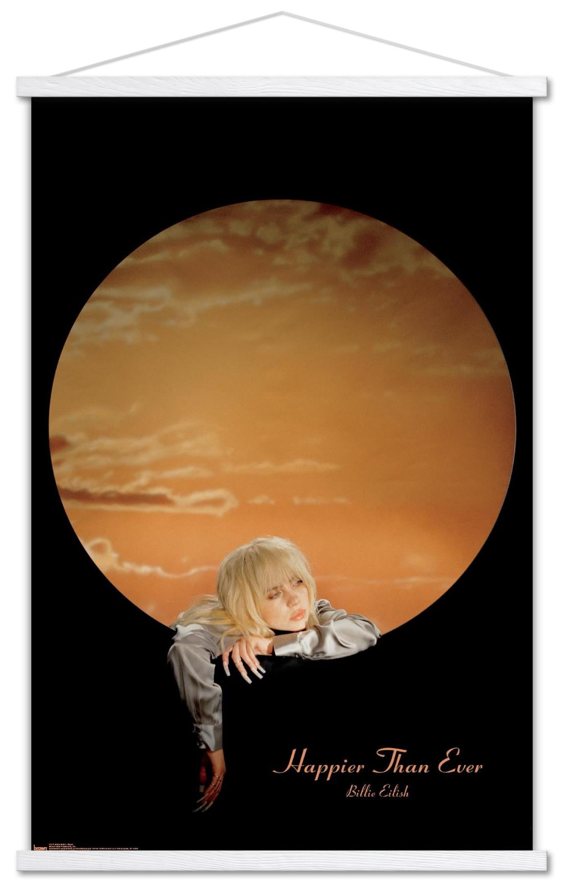 Billie Eilish - Moon Wall Poster with Magnetic Frame, 22.375" x 34"