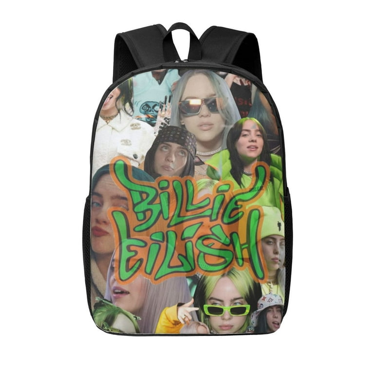 Billie Eilish Student Backpack College Bookbag 17 Inch Casual Laptop Daypack For School Travel Walmart