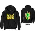 thumbnail image 1 of Billie Eilish Unisex Pullover Hoodie Sweatshirt Airbrush Flames Blohsh (Back Print) (XX-Large), 1 of 3