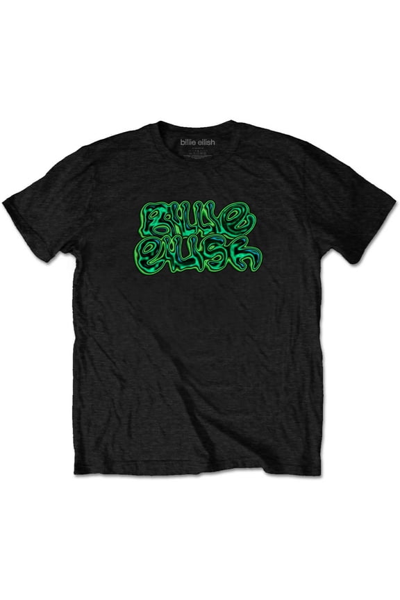 Billie Eilish Unisex T-Shirt Neon Logo (XX-Large)
