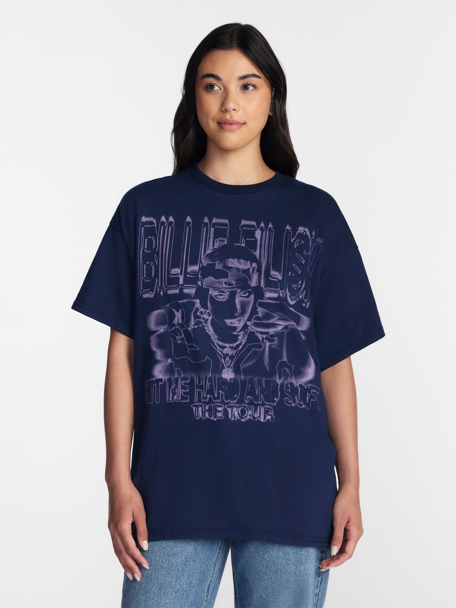 Billie Eilish2025ツアーTシャツ　Lサイズ Billie Eilish Women's Hit Me Hard and Soft The Tour Graphic Tee