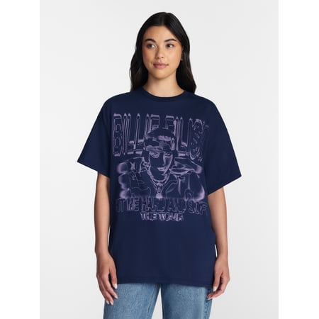 Billie Eilish Women's Hit Me Hard and Soft The Tour Graphic Tee with Short Sleeves, Sizes XXS-XXL