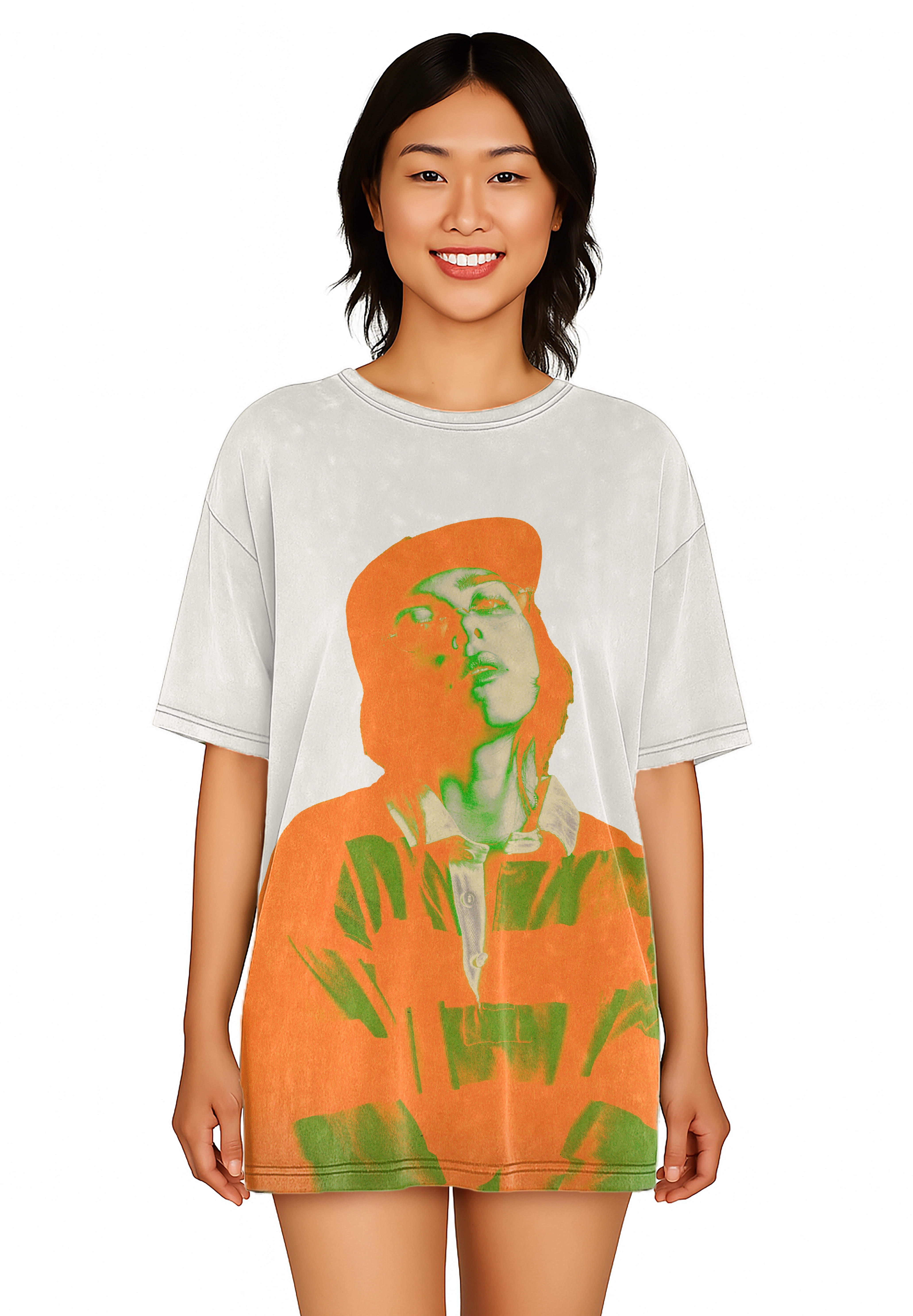 Billie Eillish Women's Oversized Sleep Shirt, Sizes XS-3X