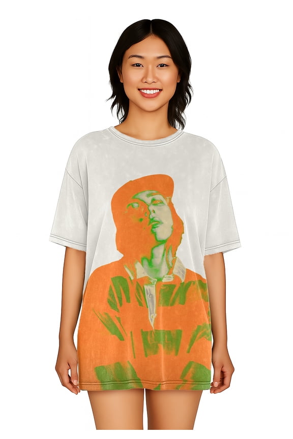 Billie Eillish Women's Oversized Sleep Shirt, Sizes XS-3X