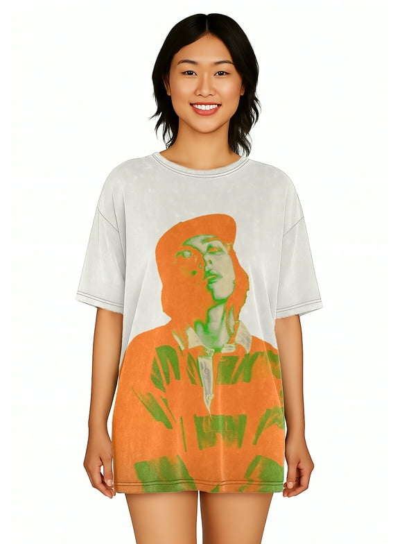 Billie Eillish Women's Oversized Sleep Shirt, Sizes XS-3X