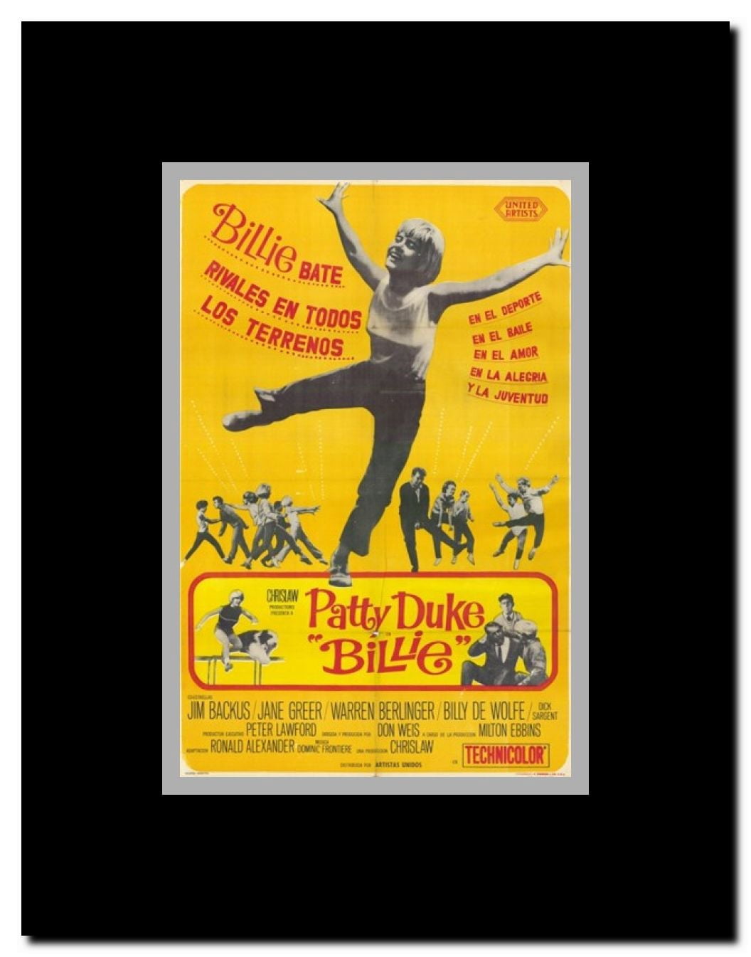 Billie Framed Movie Poster