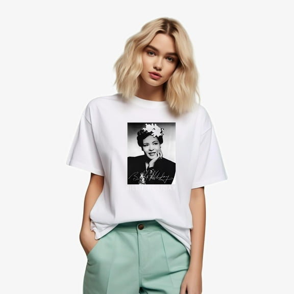 Billie Holiday Lady Day Jazz Blues Singer Legend T-Shirt, for men & women, up to size 5XL