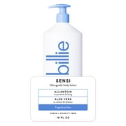 Billie Sensi Ultra-Gentle Women's Body Lotion, Fragrance-Free, Allantoin & Aloe Vera, 18 fl oz