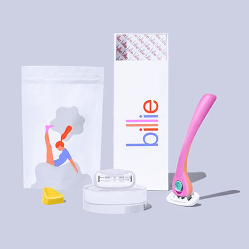 Billie Shaving Razor With 2 X 5Blade Cartridges And The Magic Holder