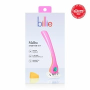 Billie Women s Razor Kit، 1 Handle + 2 &times; 5-Blade Refills + حامل مغناطيسي، Malibu Color