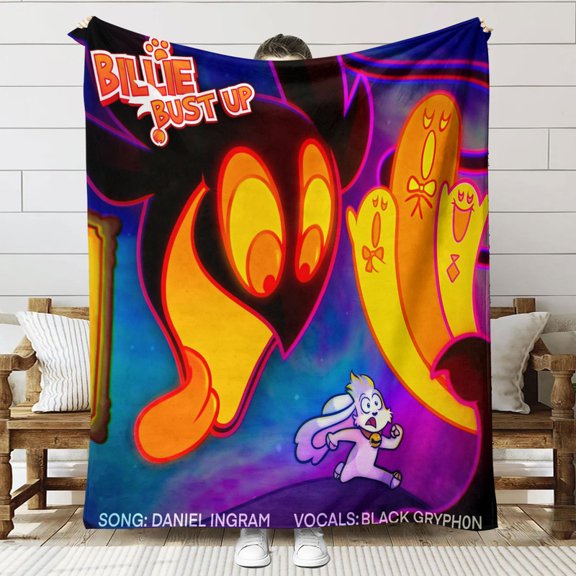 Billie bust Up Throw Blanket Gifts for Fans Lover Girls Boys Women Present Hoodie Him Bed 60"x80"