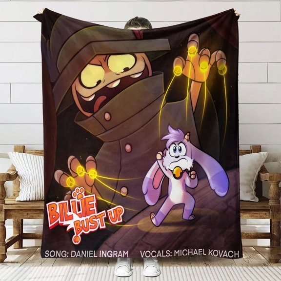 Billie bust Up Throw Blanket Gifts for Fans Lover Girls Boys Women Present Hoodie Him Bed 60"x80"