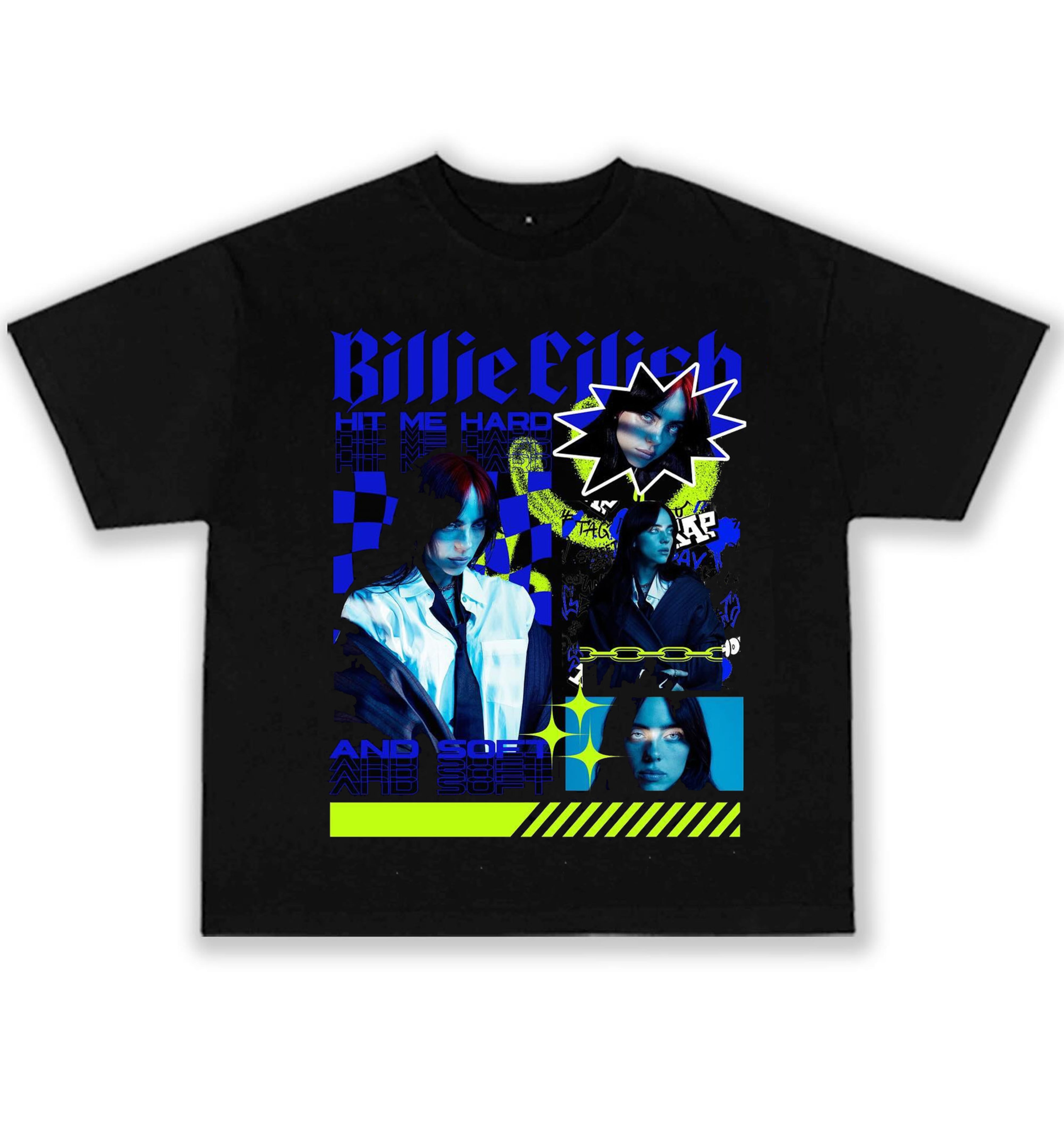 Billie eilish hit me hard and soft Tour T-Shirt Romania | Ubuy