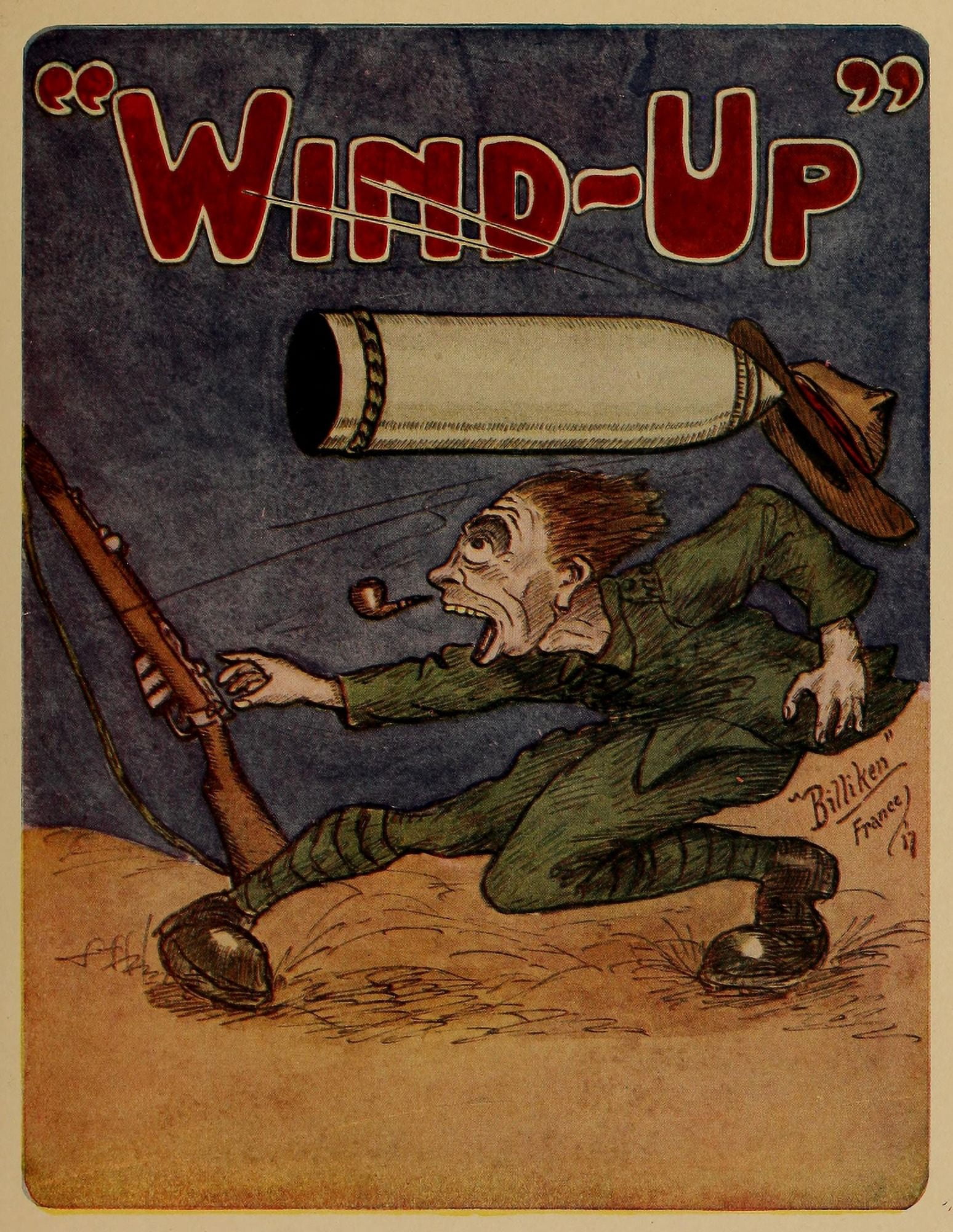 Billiken New Zealand at the Front 1917 Wind up Canvas Art - (18 x 24)