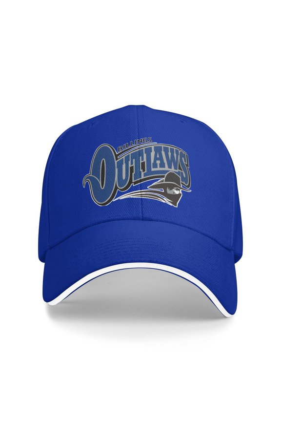 Billings Outlaws Hat Unisex Casual Baseball Cap With Adjustable Strap And Breathable Design