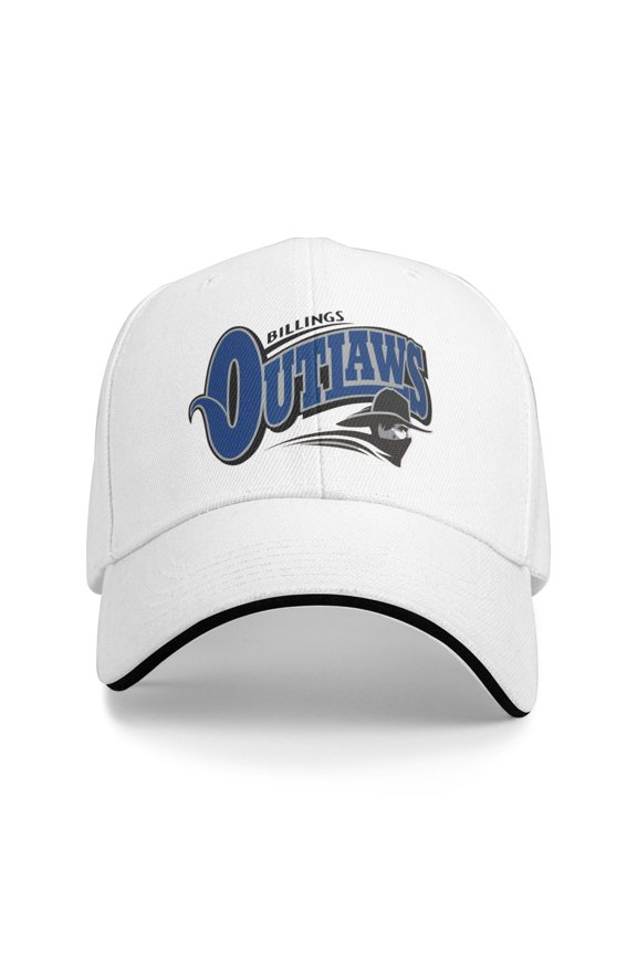 Billings Outlaws Hat Unisex Casual Baseball Cap With Adjustable Strap And Breathable Design