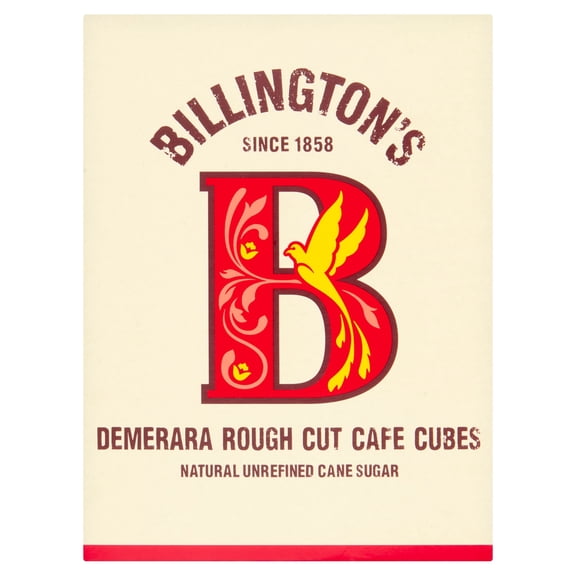 Billington's Demerara Rough Cut Cubes 500G, Imported from Britain