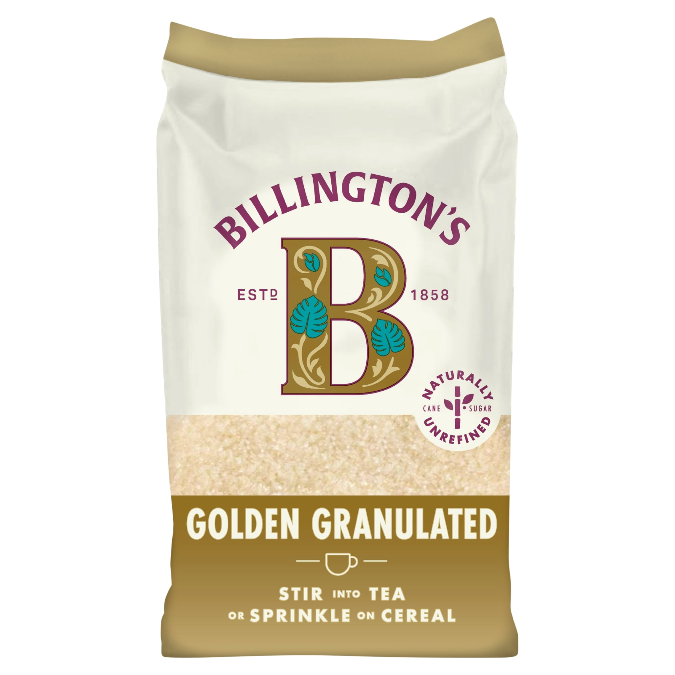 Billington's Golden Granulated Sugar 1Kg, Imported from Britain