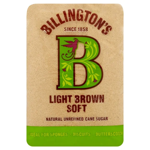 Billington's Light Brown Soft Sugar - 500g - British baking Ingredient