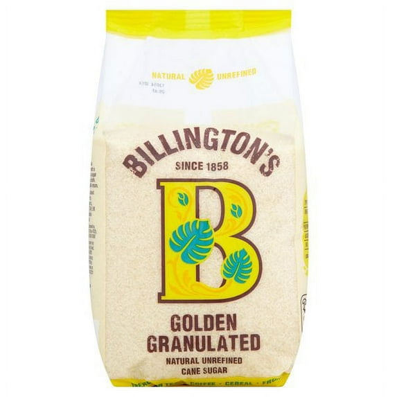 Billington's Natural Golden Granulated Unrefined Cane Sugar 500G