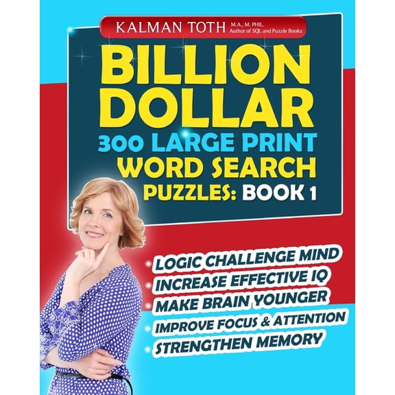 Billion Dollar 300 Large Print Word Search Puzzles