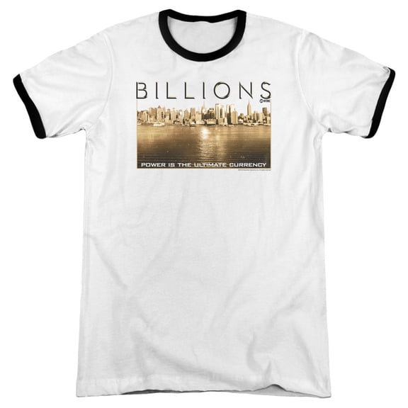 Billions - Golden City - Heather Ringer Short Sleeve Shirt - XXX-Large