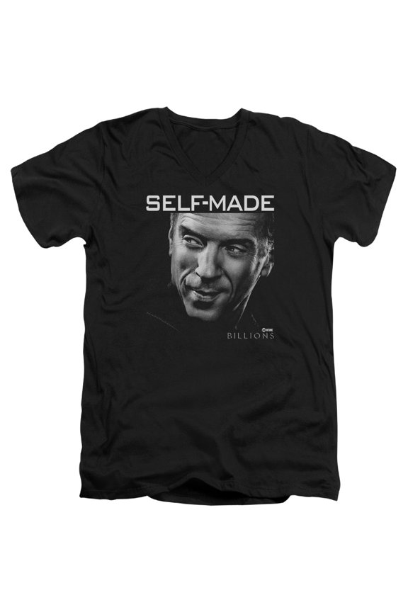 Billions - Self Made - Slim Fit V Neck Shirt - Large
