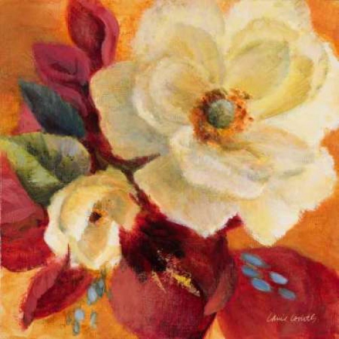 Billowing Blooms II Canvas Art - Lanie Loreth (24 x 24)