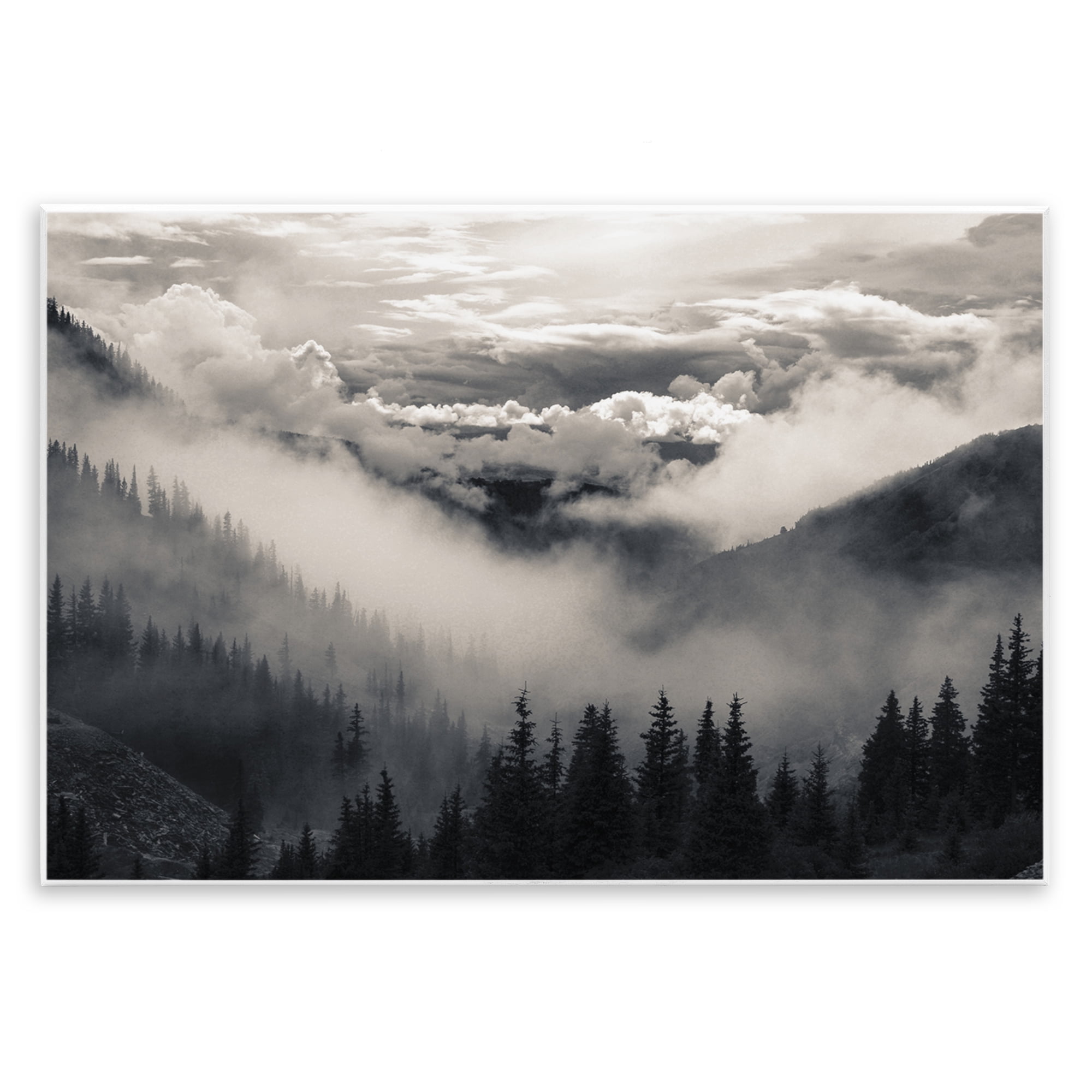 Billowing Fog Atmosphere Wall Plaque Art, design by Decent Exposures