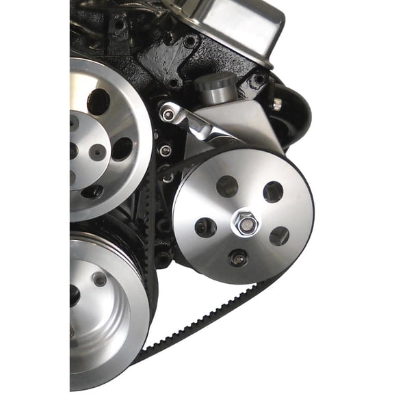 Bills Hot Rod Co.1300 Series SBC Side Mount P/S Bracket, Black