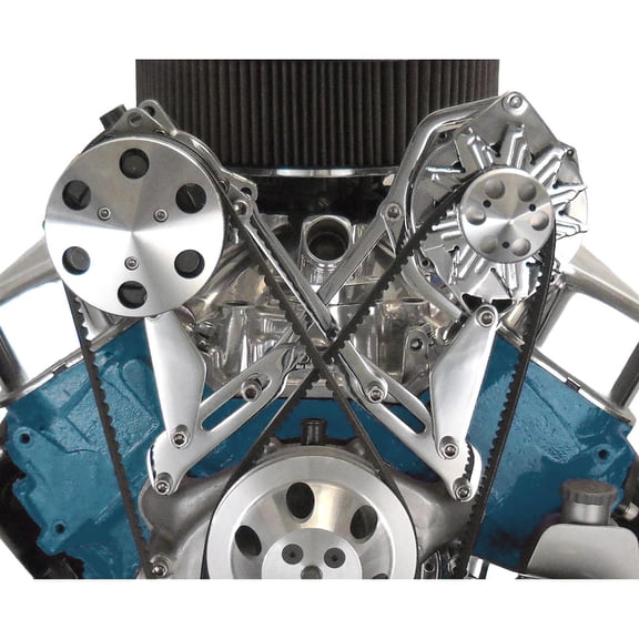 Bills Hot Rod Co.400 Series A/C Unit/Alternator Bracket Set, BBC