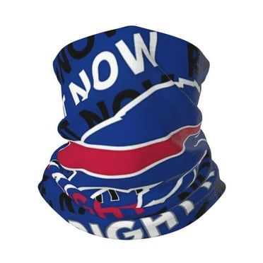 Bills Team Microfiber Neck Warmer Warm face mask Multi functional scarf Suitable for adults teenagers and children