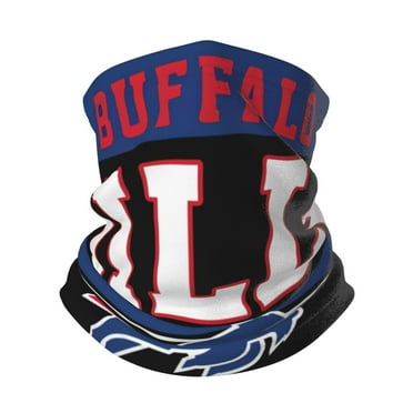 Bills Team Microfiber Neck Warmer Warm face mask Multi functional scarf Suitable for adults teenagers and children