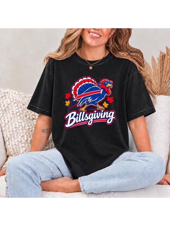 Billsgiving Buffalo Football Shirt, Turkey Day Graphic Tee, Buffalo Fan Apparel, Hometown Sports Shirt, Thanksgiving Game Day Gift