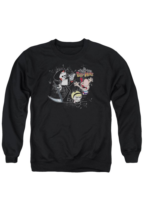 Billy &Amp; Mandy - Splatter Cast - Crewneck Sweatshirt - Small