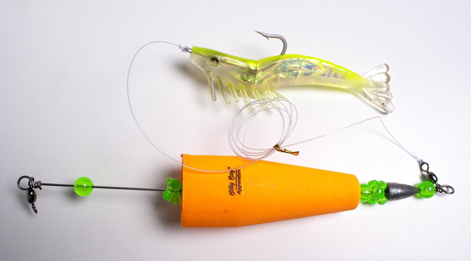 Billy Bay 778-O-4 Lowcountry Lightning Rigged 3 Popper with 