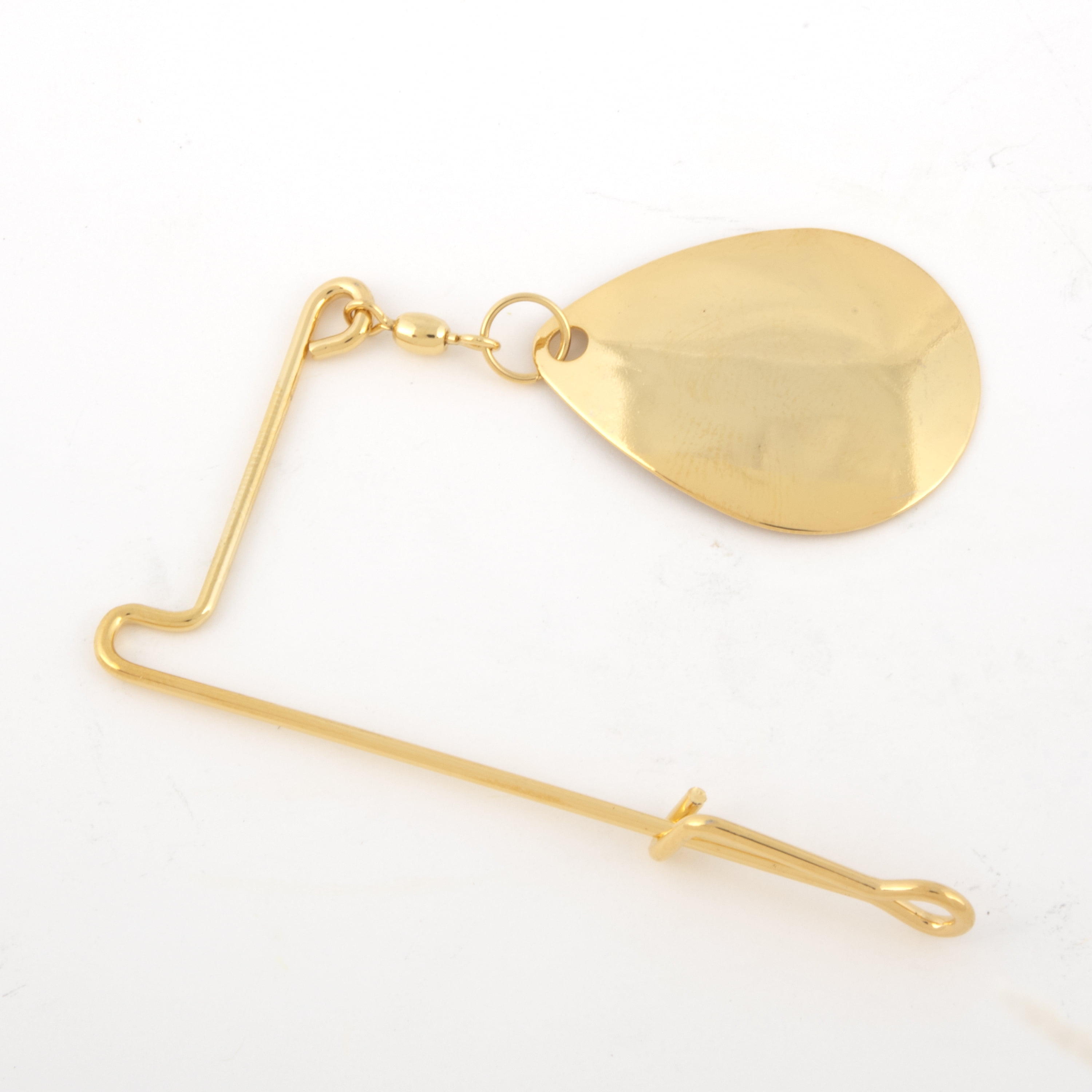 Billy Bay Magnum Wire Colorado Spinner Fishing Lure, Gold, #4 Blade, 2-pack