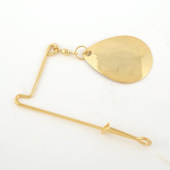 Billy Bay Magnum Wire Colorado Spinner Fishing Lure, Gold, #4 Blade, 2-pack