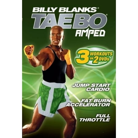 Billy Blanks: Tae Bo Amped - Jump Start Cardio / Fat Burn Accelerator / Full Throttle (Full Frame)