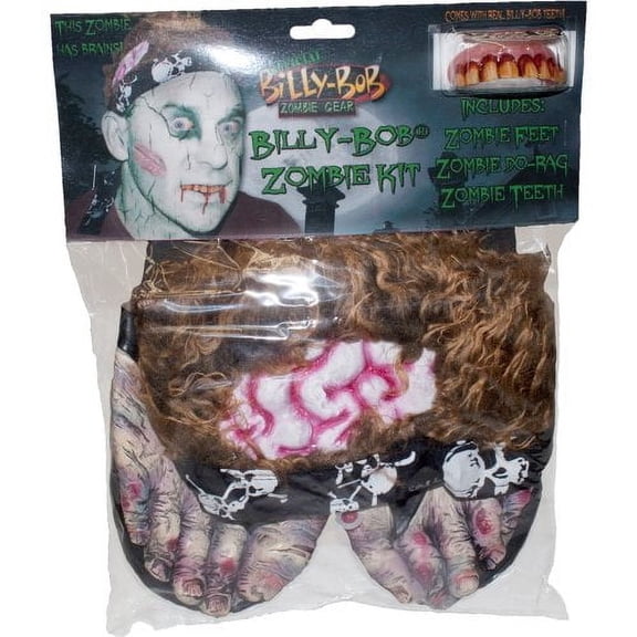 Billy Bob Instant Zombie Costume Kit Adult One Size