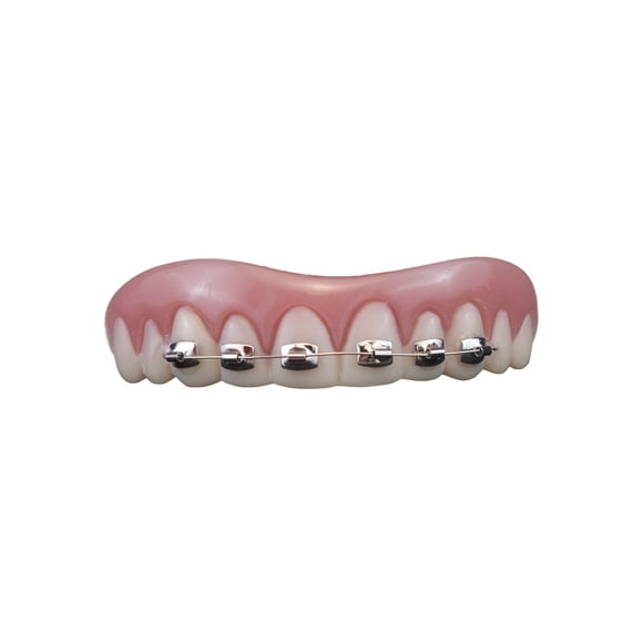 Billy Bob Products Fools All Nerd Braces False Teeth Halloween Costume Accessory