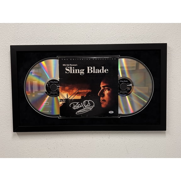 Billy Bob Thornton Signed Movie LaserDisc Custom Framed PSA/DNA Auto Sling Blade