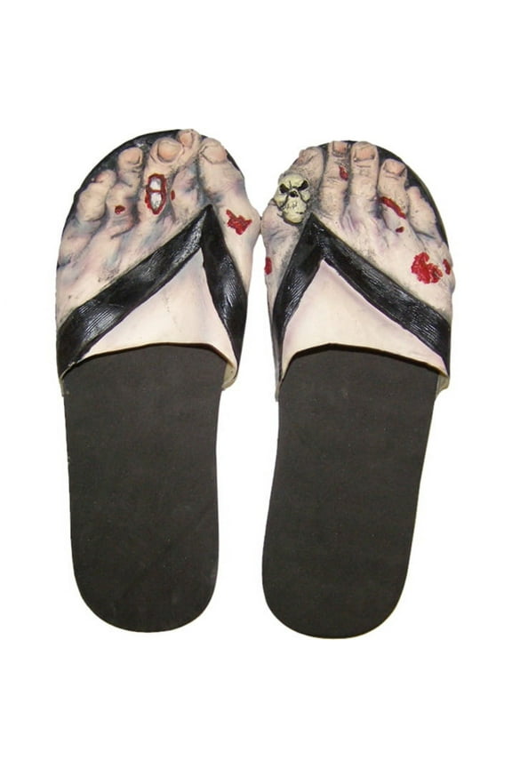 Zombie Crazy Feet Costume Sandal Slippers