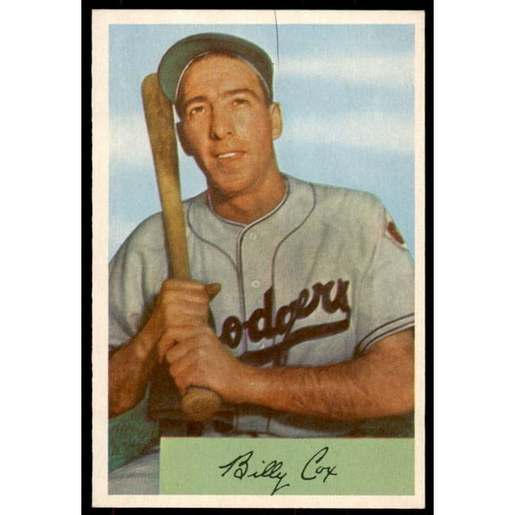 Billy Cox Card 1954 Bowman #26