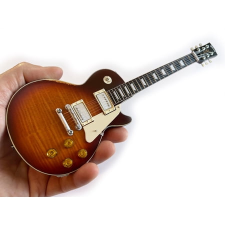 Billy Gibbons Gibson Les Paul Aged "Pearly Gates" 10 Inch Miniature Guitar