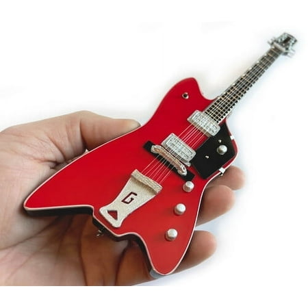 Billy F Gibbons Billy Bo Signature Red 1959 Gretsch Jupiter Thunderbird Mini Guitar Replica Collectible, Axe Heaven, Gifts