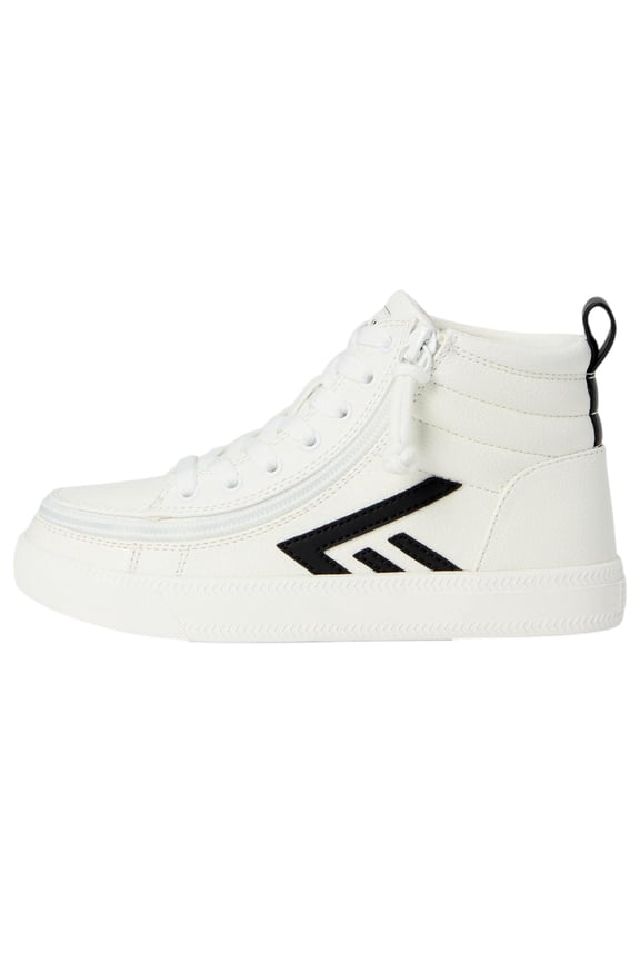 BILLY CS High Top White / Black BT24170-100 Toddler Size 8