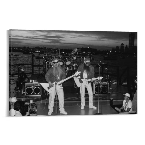 Billy Gibbons Poster 1 Canvas Wall Art Print For Room Aesthetic And Decor Poster For Bedroom Office Home Dorm Kitchen Bathroom Decor