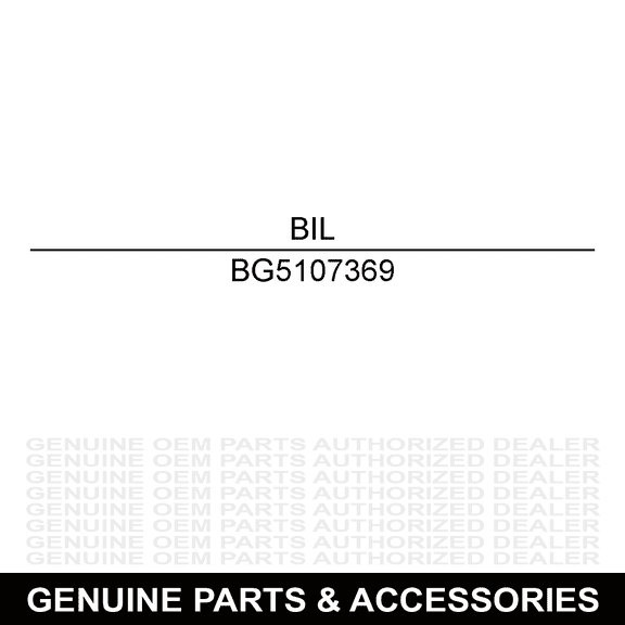 Billy Goat 5107369 CZ Left Hand Control Switch Backet Weldment Genuine OEM