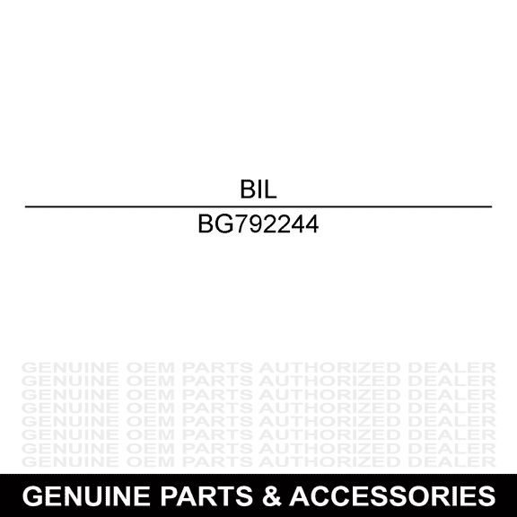 Billy Goat 792244 Rake Holder Lower Dl DL3701VE DL3700V DL2901VEMM